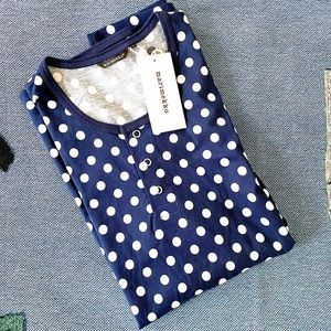Marimekko Long Sleeve Polka Dot Tee